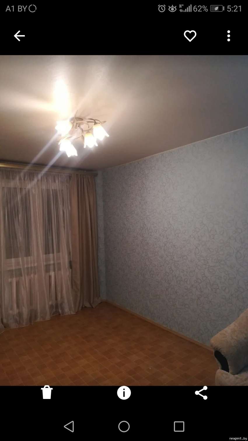 1-комнатная квартира, Янковского, 17, 680 рублей: фото 2