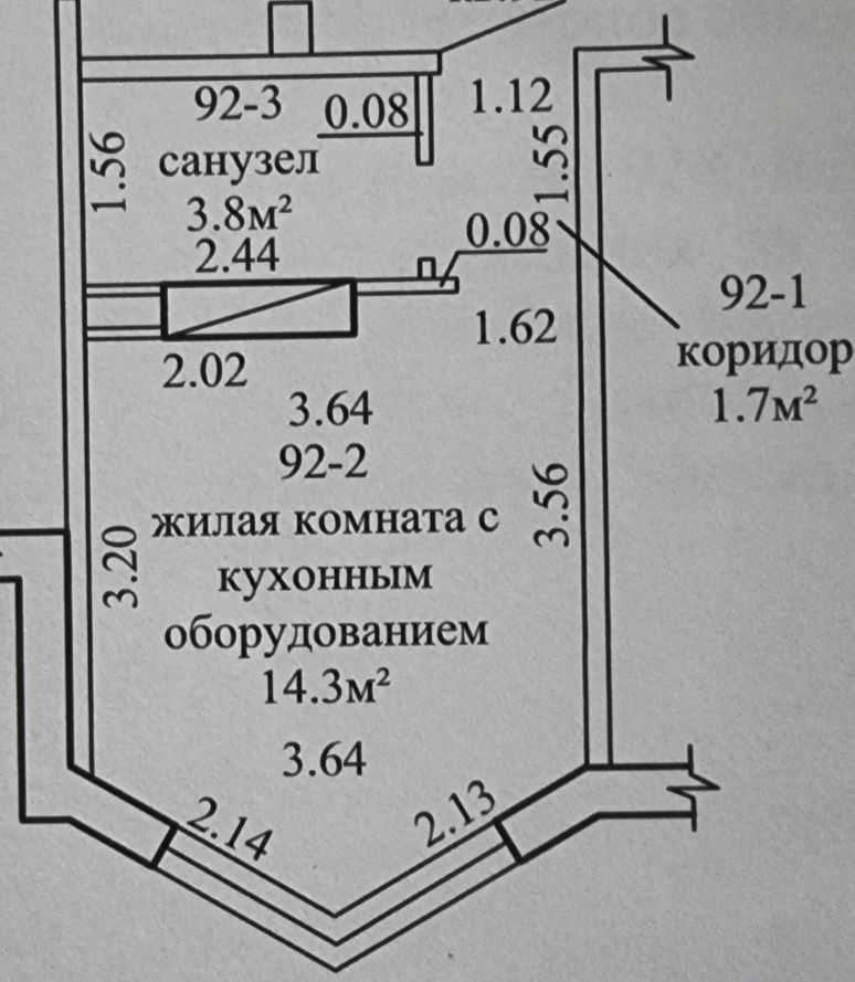1-комнатная квартира, ул. Брестская, 3, 120000 рублей: фото 7