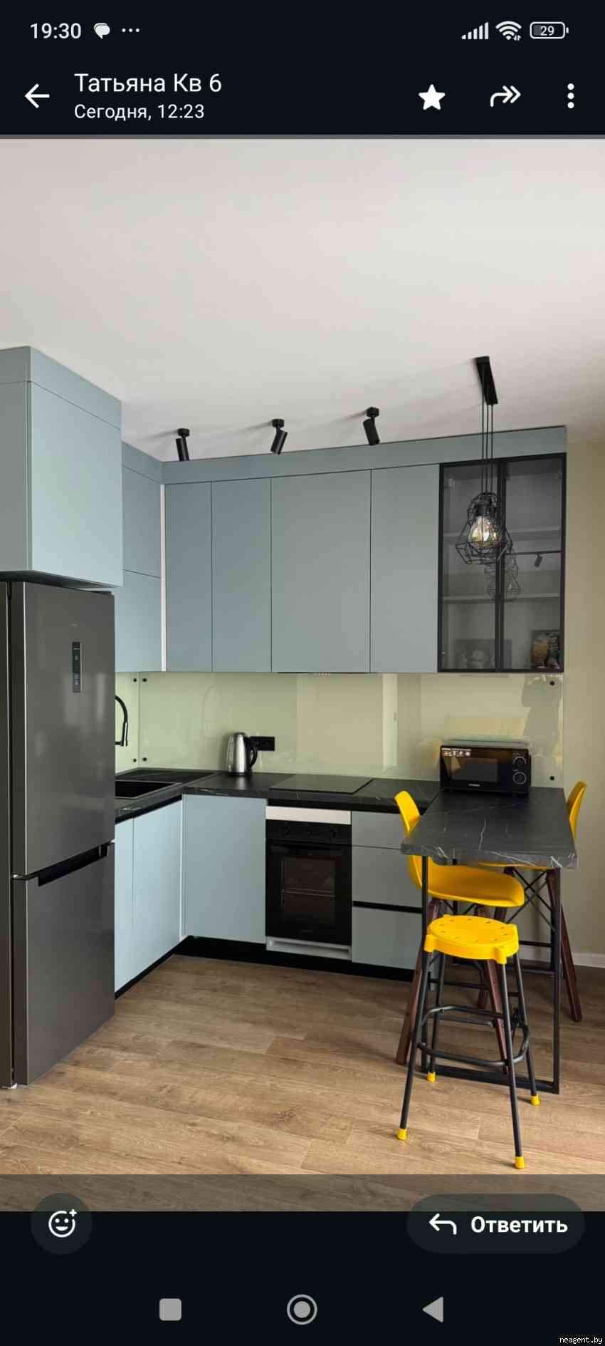 2-комнатная квартира, ул. Петра Мстиславца, 1, 1609 рублей: фото 5