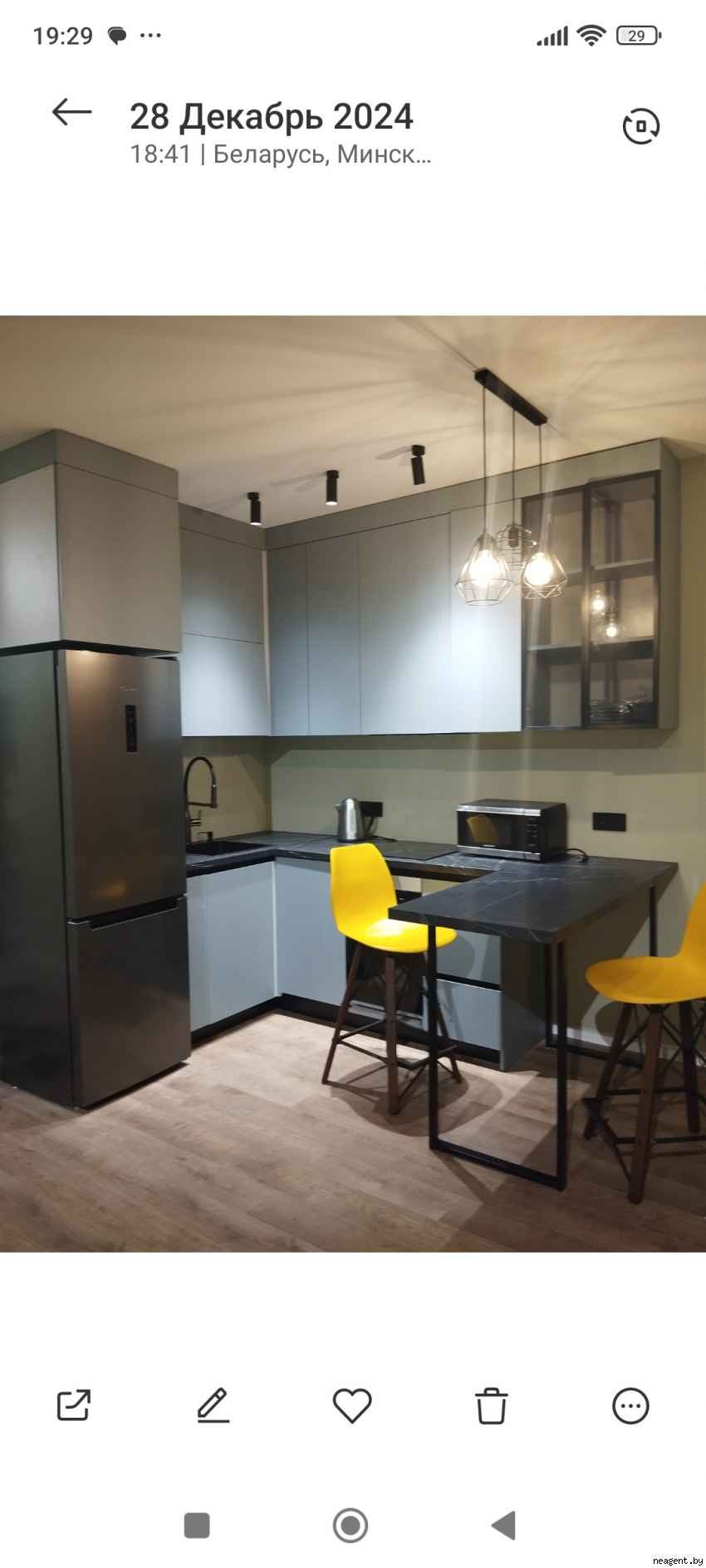 2-комнатная квартира, ул. Петра Мстиславца, 1, 1609 рублей: фото 6