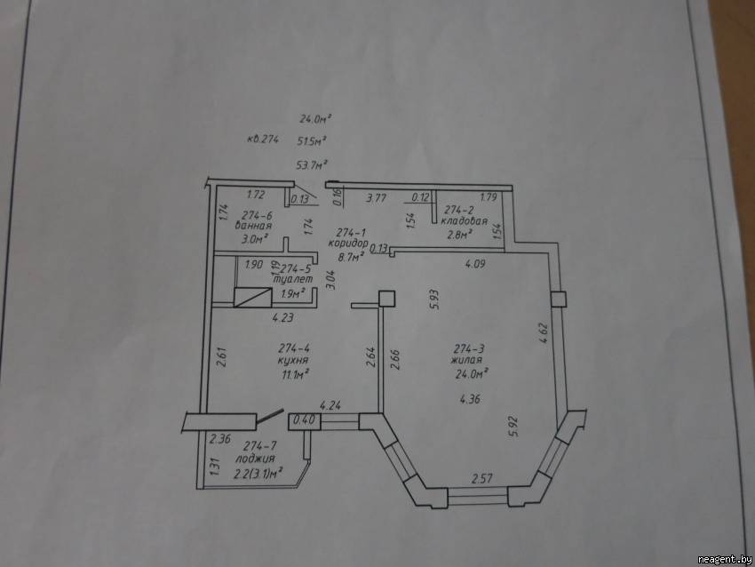 1-комнатная квартира, ул. Шишкина, 3, 950 рублей: фото 13