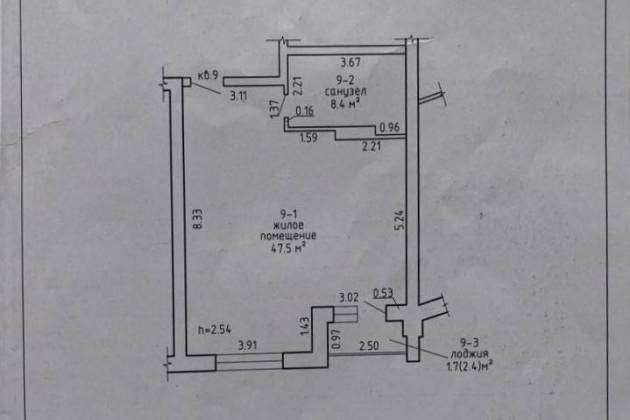 2-комнатная квартира, Логойск, ГАЙНЕНСКОЕ шоссе, за 113000 р.