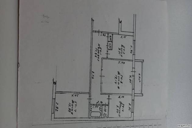 3-комнатная квартира, Петриков, Королева, за 67490 р.