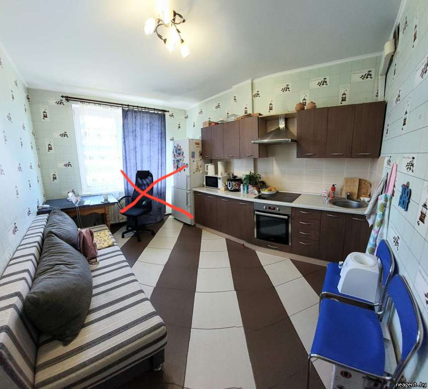 1-комнатная квартира, ул. Скрыганова, 2, 793 рублей: фото 4