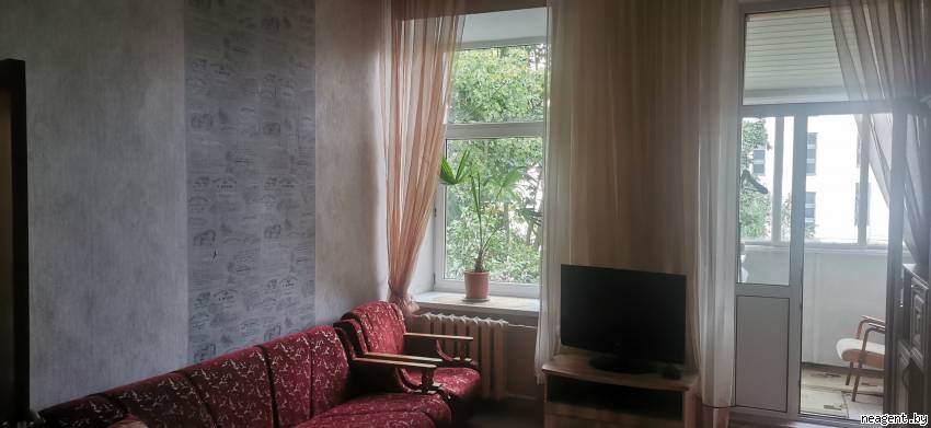 2-комнатная квартира, ул. Киселева, 28, 800 рублей: фото 9