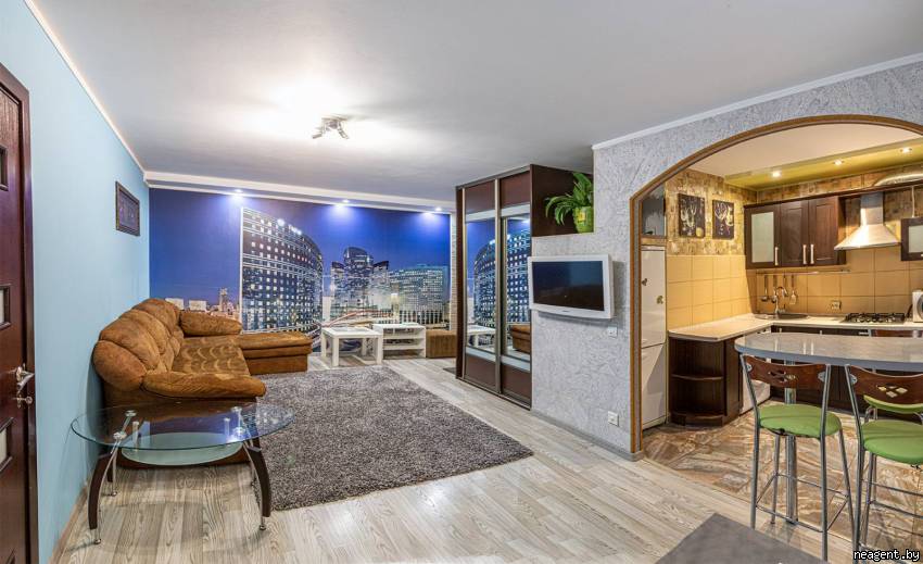 2-комнатная квартира, проспект Независимости, 101, 3600 рублей: фото 1