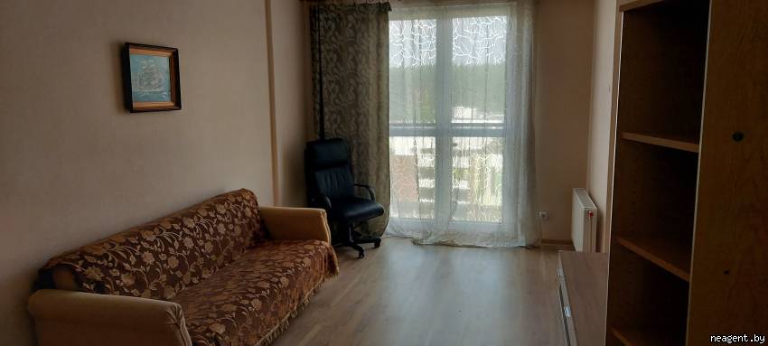 1-комнатная квартира, ул. Кирилла Туров­ского, 12, 1080 рублей: фото 1