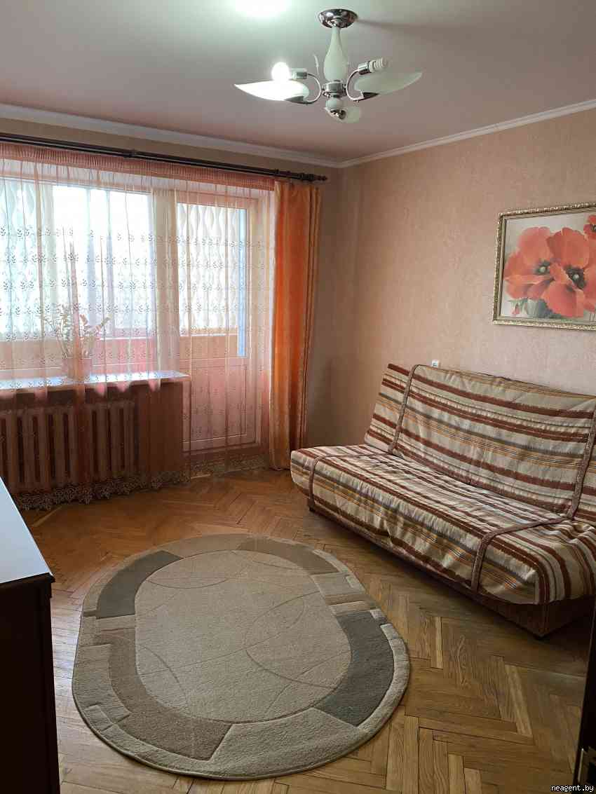 1-комнатная квартира, ул. Богдановича, 62, 1200 рублей: фото 1