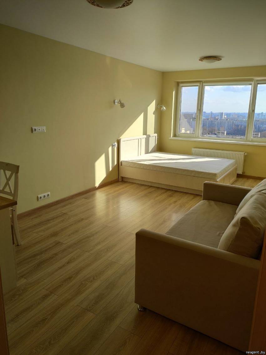 1-комнатная квартира, ул. Одоевского, 101а, 1195 рублей: фото 1