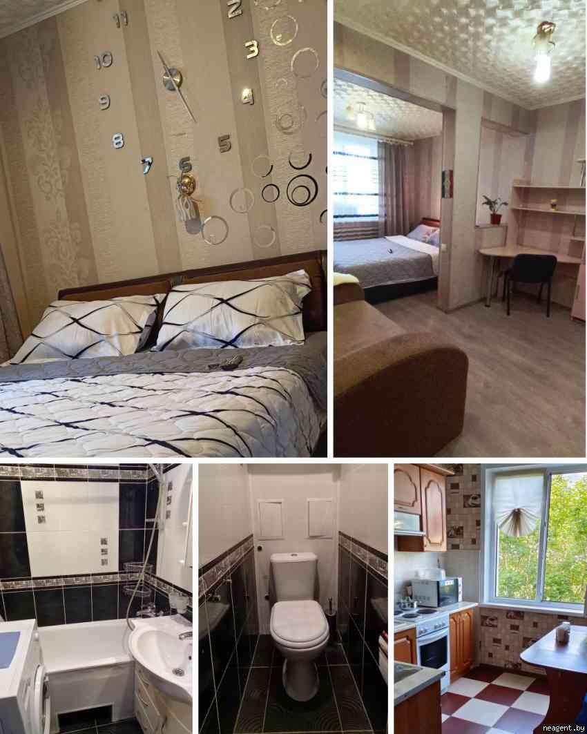 1-комнатная квартира, Газеты Звязда просп., 17, 95 рублей: фото 12