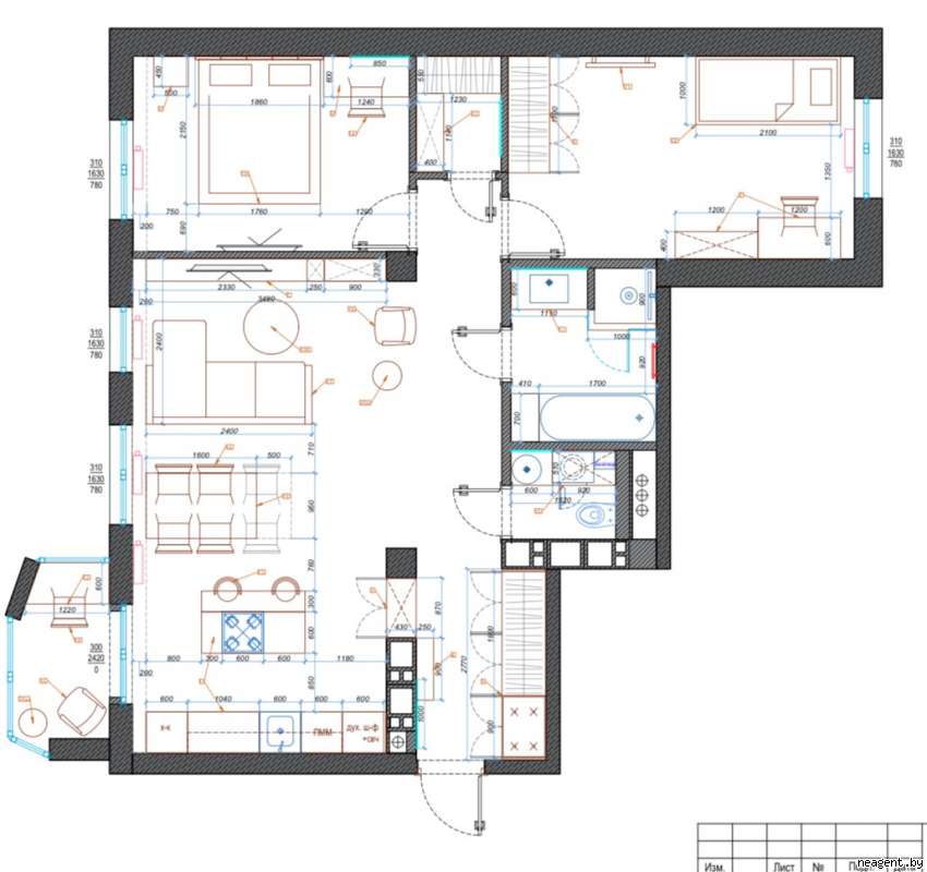 3-комнатная квартира, ул. Нововиленская, 29, 1236059 рублей: фото 6