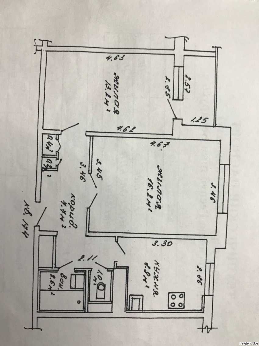 2-комнатная квартира, ул. Рафиева, 81, 1269 рублей: фото 17