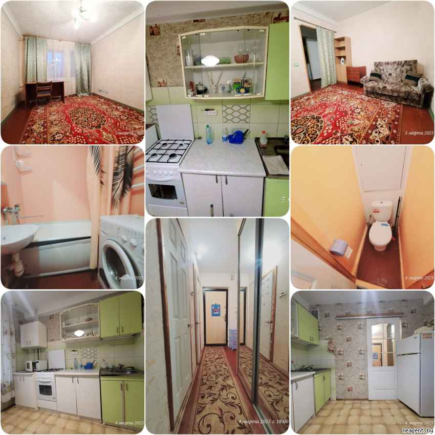 1-комнатная квартира, ул. Дунина-Марцинкевича, 6, 808 рублей: фото 1