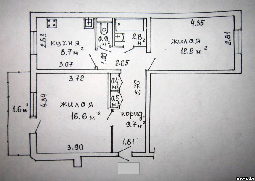 2-комнатная квартира, ул. Водолажского, 8, 240288 рублей: фото 10