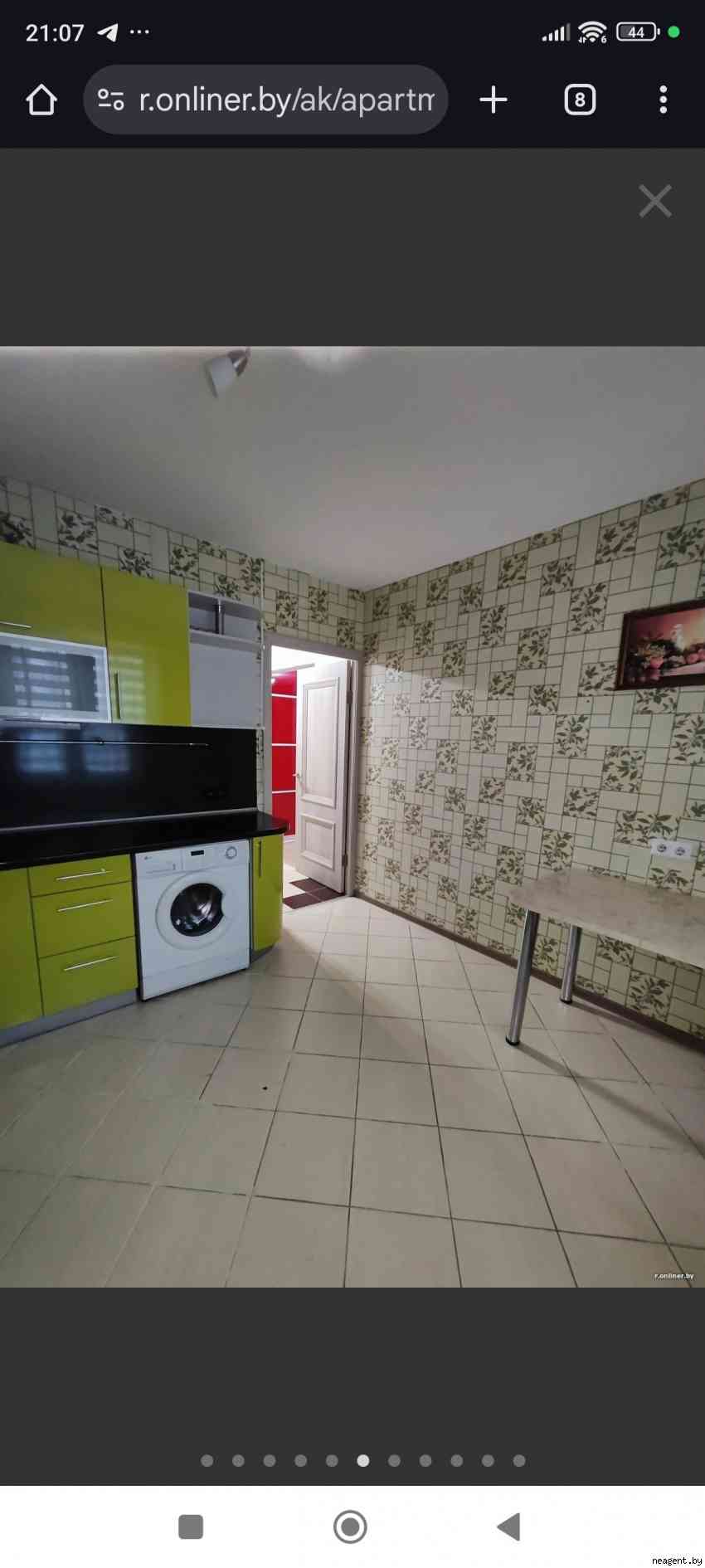 1-комнатная квартира, Зеленая, 1/1, 950 рублей: фото 6