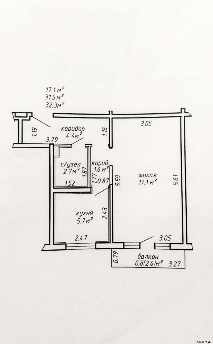 1-комнатная квартира, ул. Фроликова, 7, 1000 рублей: фото 4