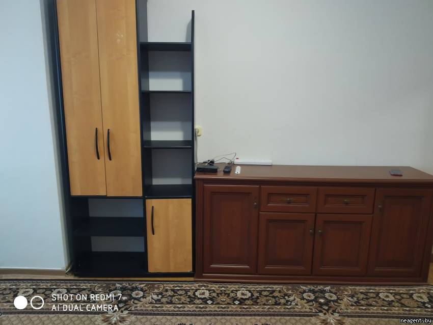 1-комнатная квартира, ул. Мележа, 4, 1100 рублей: фото 1