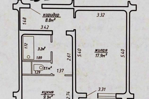 1-комнатная квартира, Игнатовского ул., за 235433 р.
