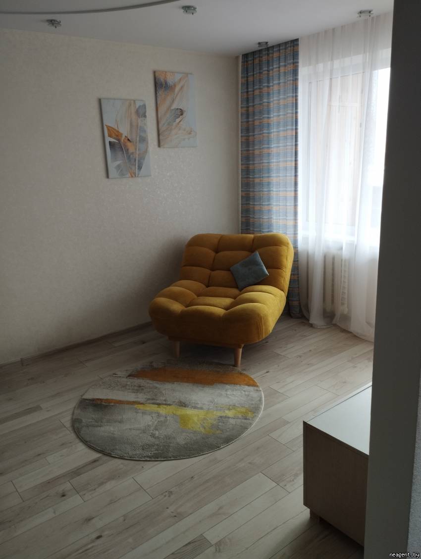 1-комнатная квартира, Притыцкого, 42, 1250 рублей: фото 1