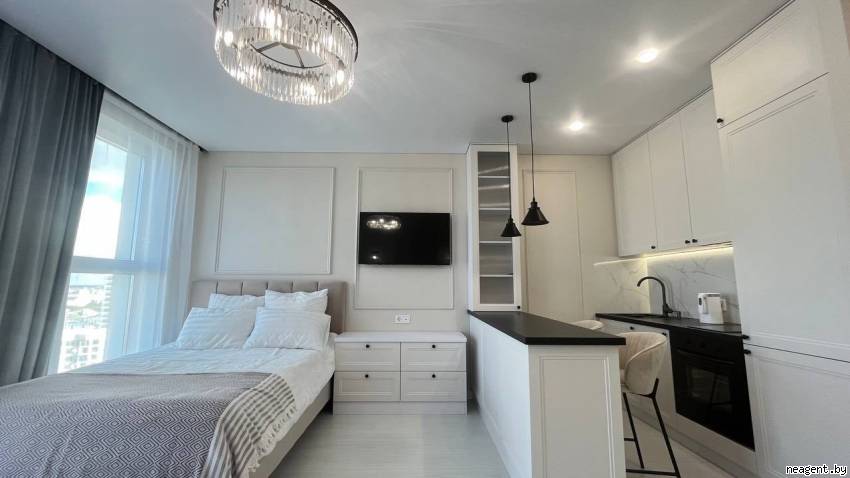 1-комнатная квартира, ул. Игоря Лученка, 8, 1599 рублей: фото 1