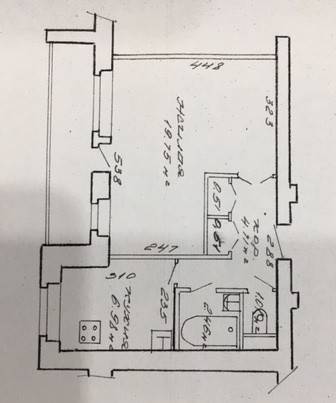 1-комнатная квартира, ул. Якуба Коласа, 59/2, 1320 рублей: фото 7