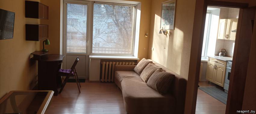 1-комнатная квартира, ул. Гебелева, 1, 1180 рублей: фото 1