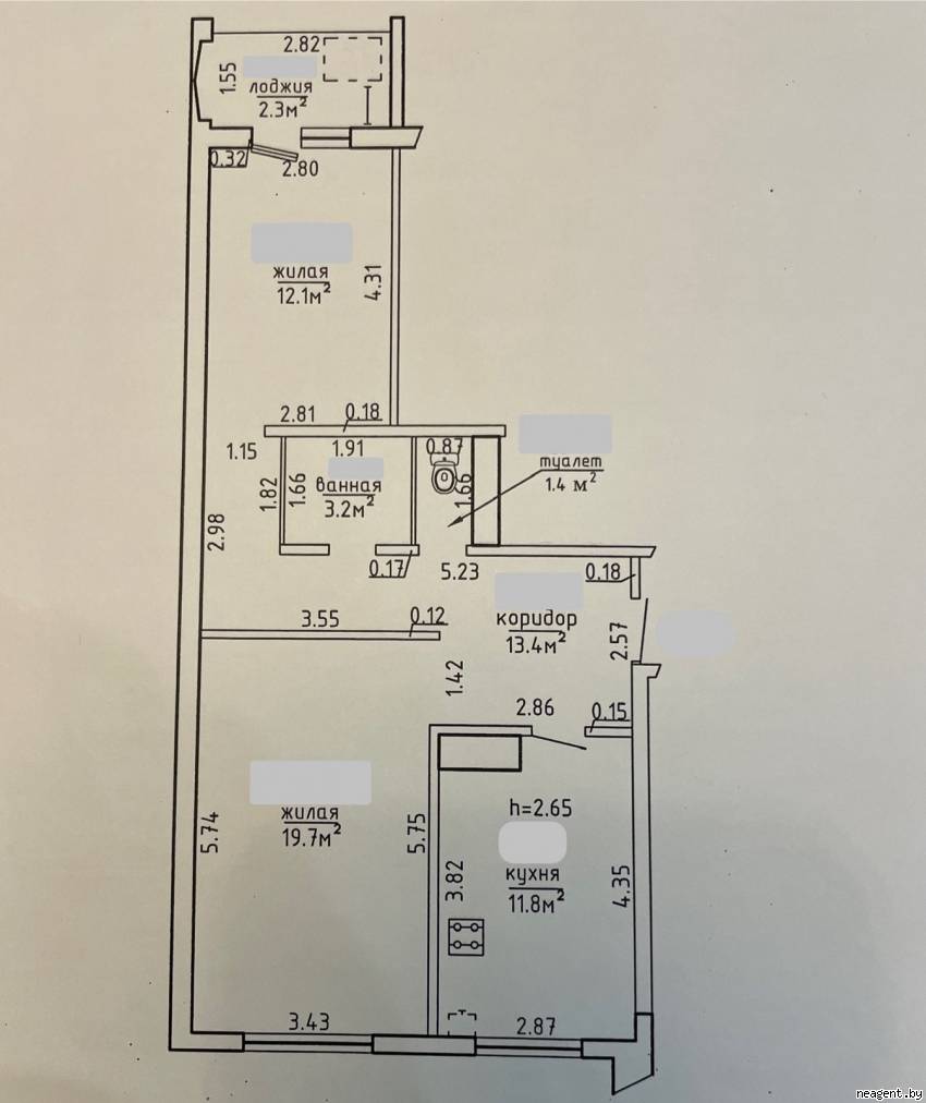 2-комнатная квартира, ул. Майская, 6, 1306 рублей: фото 12