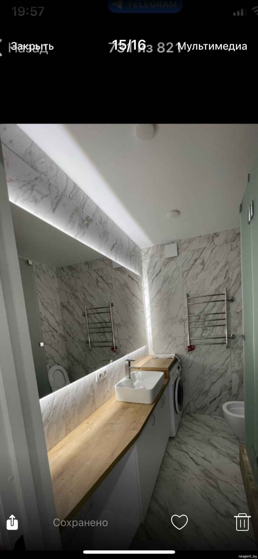 2-комнатная квартира, ул. Игоря Лученка, 9, 1780 рублей: фото 7