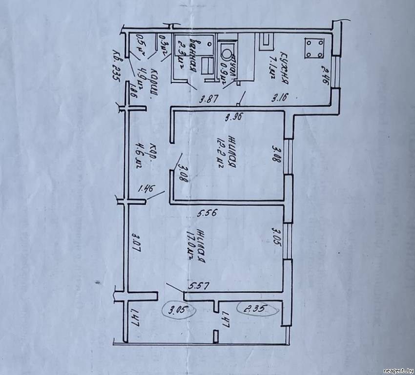 2-комнатная квартира, ул. Космонавтов, 11, 304846 рублей: фото 13