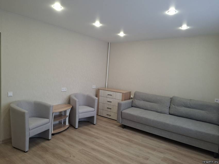 1-комнатная квартира, Варвашени, 15/1, 1250 рублей: фото 4