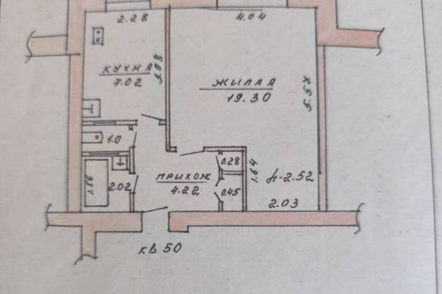 1-комнатная квартира, Лепель, Интернациональная 34, за 88182 р.