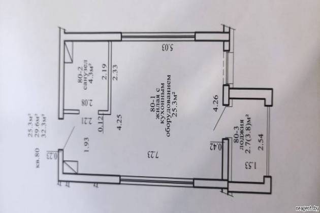1-комнатная квартира, Михаила Савицкого ул., за 1468 р.
