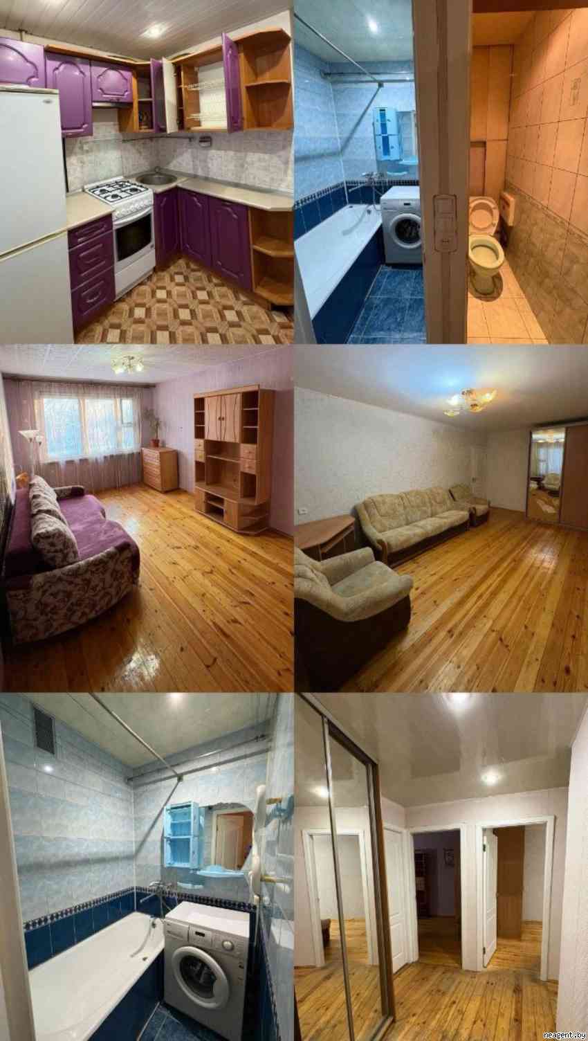 2-комнатная квартира, ул. Уборевича, 150, 1125 рублей: фото 1