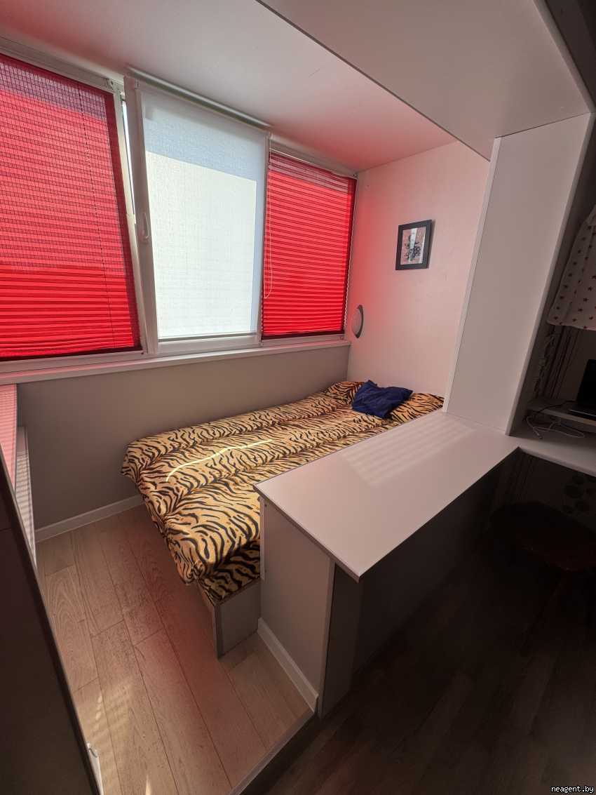 1-комнатная квартира, ул. Матусевича, 27, 1200 рублей: фото 3