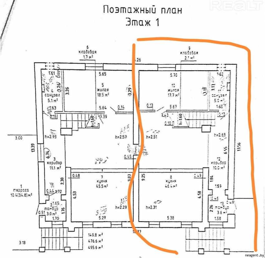 3-комнатная квартира, Коммунистическая, 41, 2123 рублей: фото 9