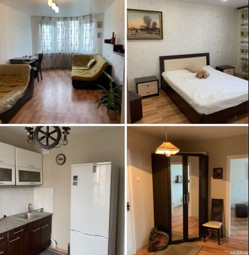 2-комнатная квартира, ул. Янки Брыля, 22, 1530 рублей: фото 1