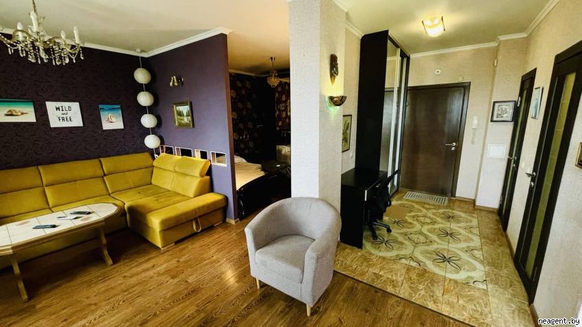 1-комнатная квартира, Мястровская, 31, 1400 рублей: фото 10