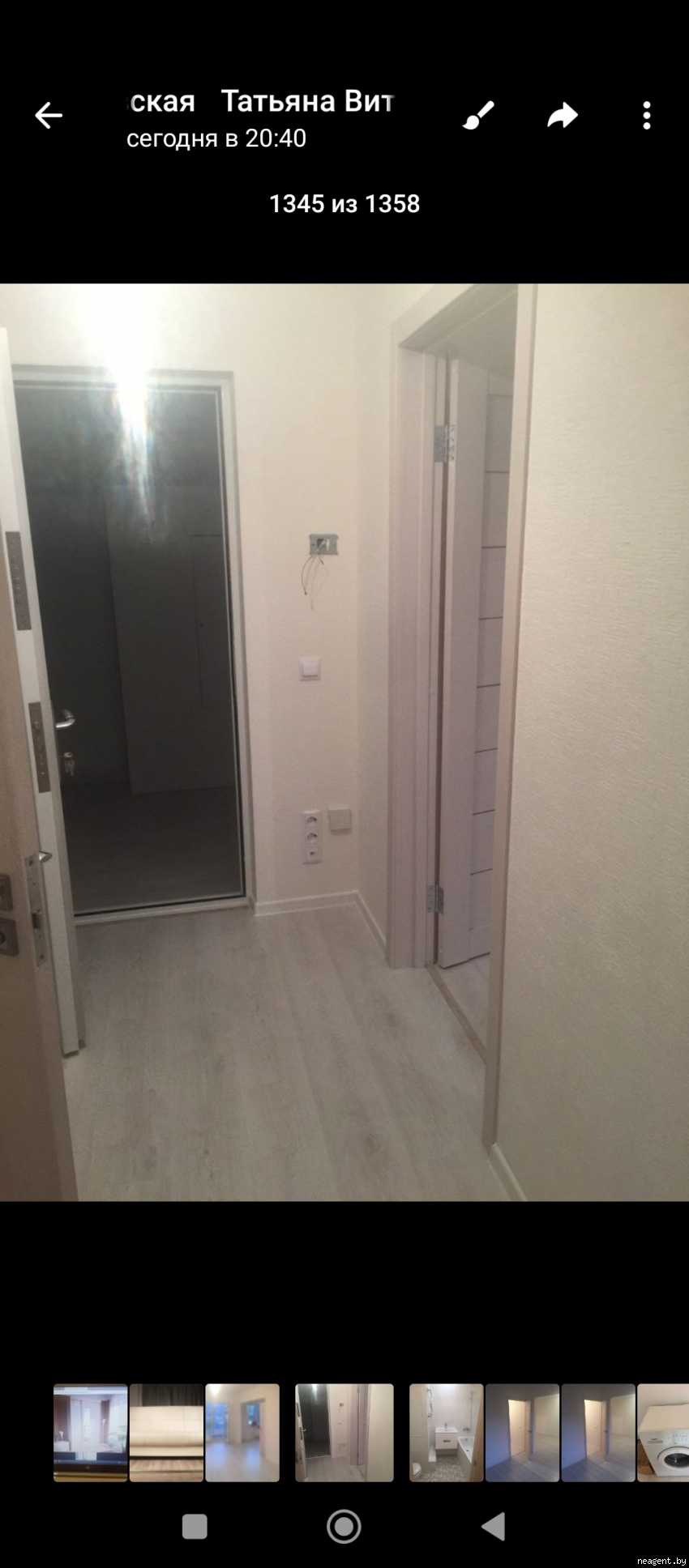 1-комнатная квартира, ул. Братьев Райт, 8, 1300 рублей: фото 3