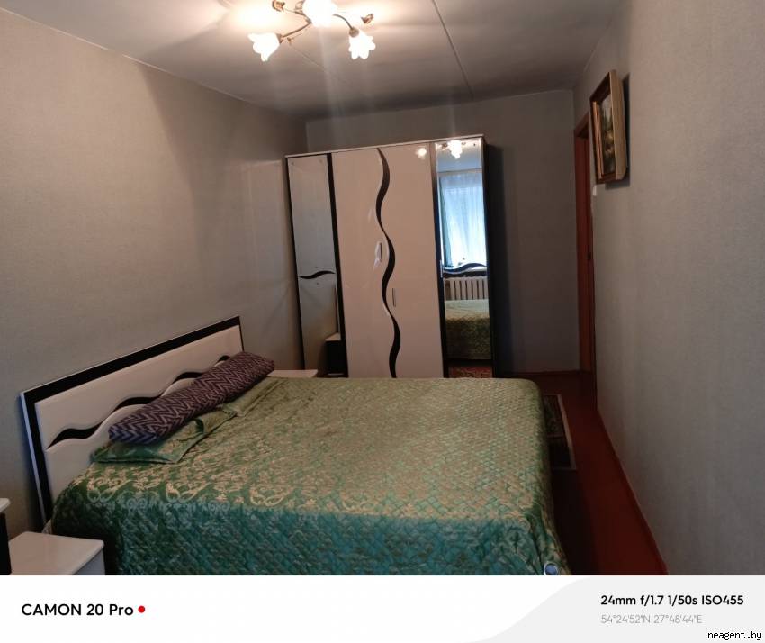 2-комнатная квартира, ул. Платонова, 35/1, 1500 рублей: фото 1