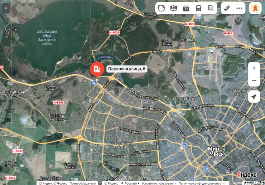 1-комнатная квартира, ул. Парковая, 6, 1100 рублей: фото 10