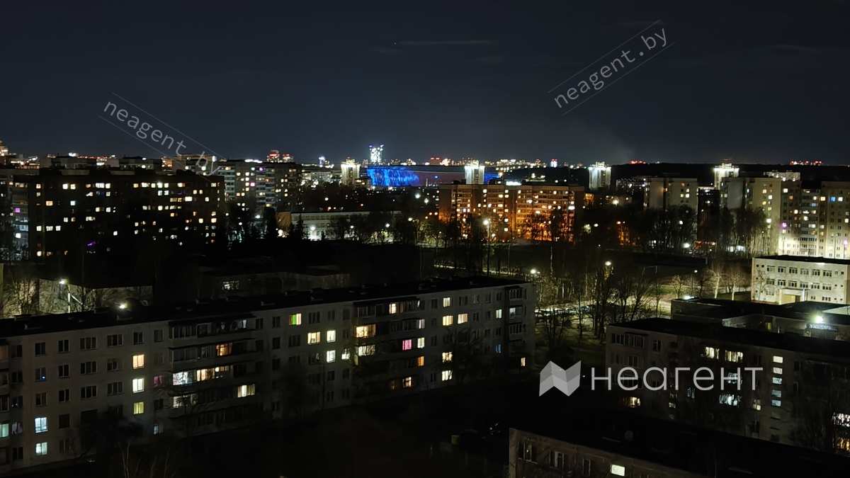 город Минск, вид из дома на Рокоссовского 77