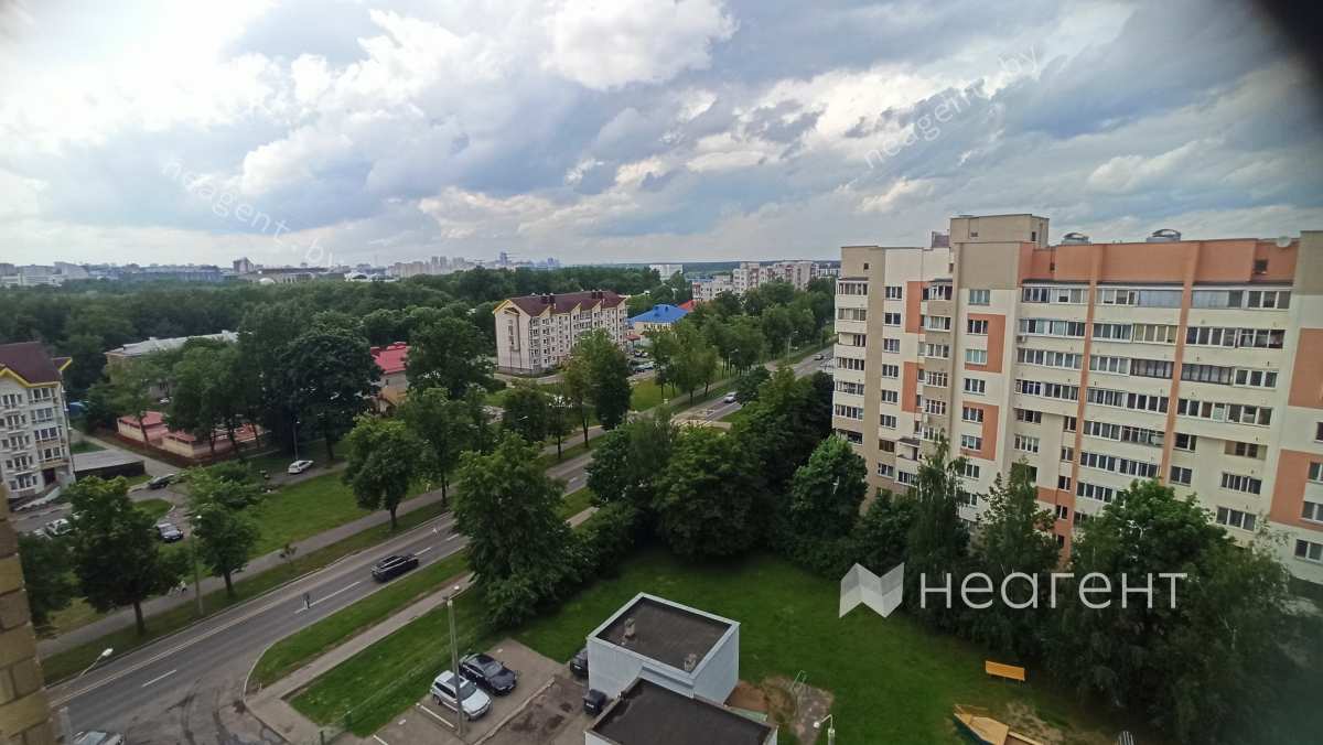 Дом на Старовиленском тракте, 67 в Минске, вид из дома