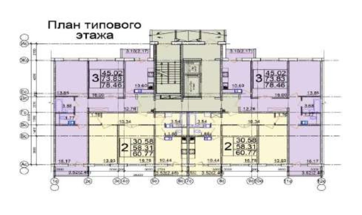 Дом 24РС-1.19, план №2